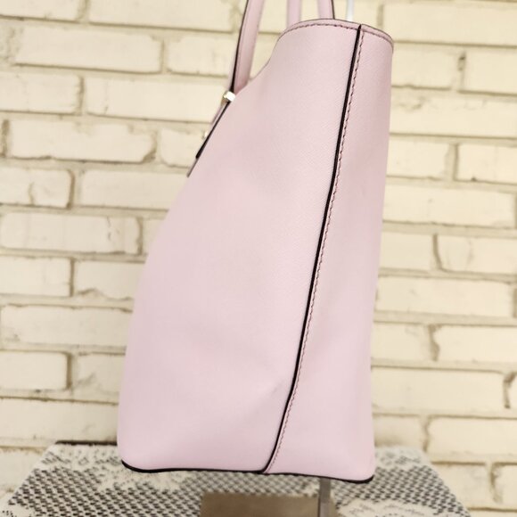 Kate Spade NY Harmony Pink Leather Shoulder Bag Tote Purse Large main image 10